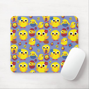 Retro Hatch Easter Eggs Mouse Pad