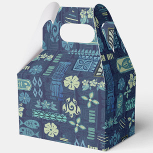 Retro Hawaiian Tiki Icons Favour Box