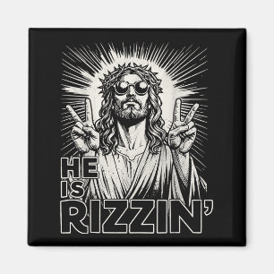 Retro he is rizzin funny for boys men women magnet