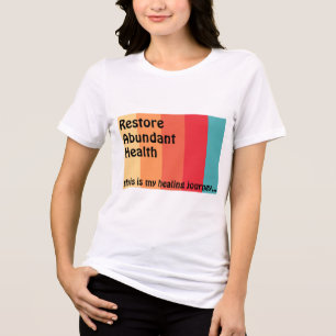Retro Healing Journey  Tri-Blend Shirt