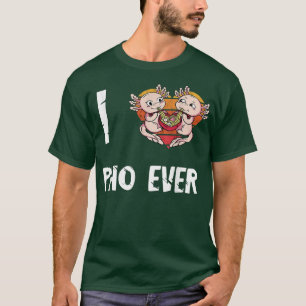 Retro Heart Axolotl Pho Ramen Noodle Bowl Vietname T-Shirt