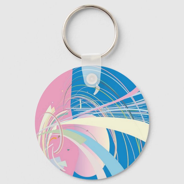 Retro Heaven Key Ring (Front)