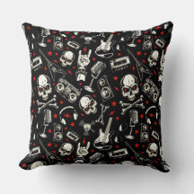 Retro Heavy Metal Pattern