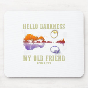 Retro Hello Darkness My Old Friend Funny Total Sol Mouse Pad