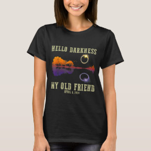 Retro Hello Darkness My Old Friend Funny Total Sol T-Shirt