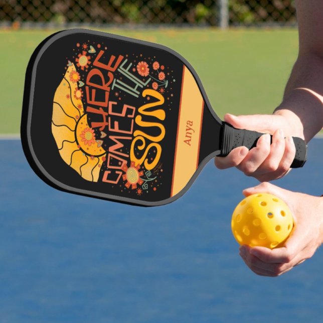 Retro Here Cones the Sun Inspirivity Modern Pickleball Paddle (Creator Uploaded)