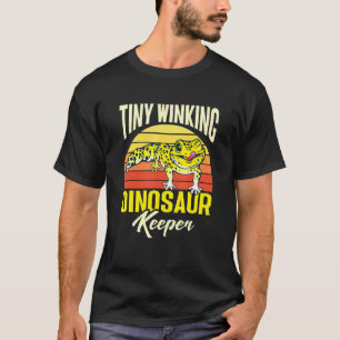 Retro Herpetologist Lizard Reptile Leopard Gecko T-Shirt
