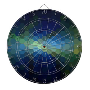 Retro Hexagon seamless Graphic design Dartboard