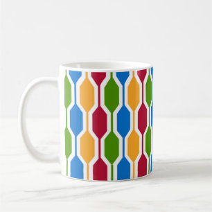 Retro Hexagons Coffee Mug