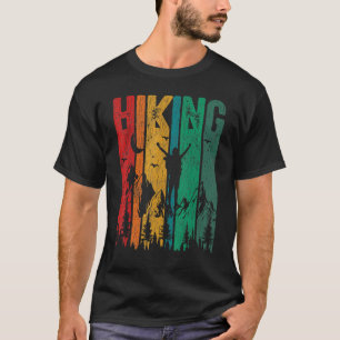 Retro Hiker Adventure  Outdoor Camping Mountain Hi T-Shirt