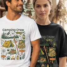Retro Hiking Mountain Trail & Campfire Adventure