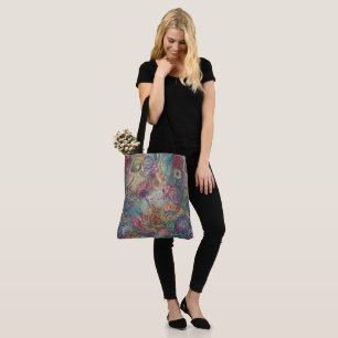 Retro Hippie: Fantasy Tote Bag