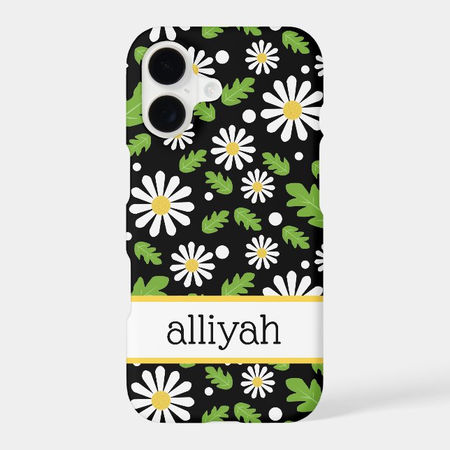 Retro Hippie Flowers Daisy Pattern (Back)