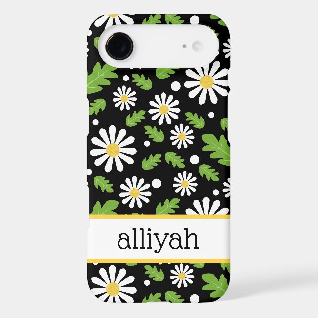 Retro Hippie Flowers Daisy Pattern (Back)