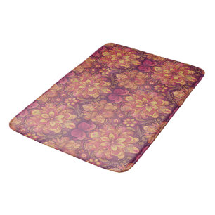Retro Hippie: Pink Road Trip Bath Mat