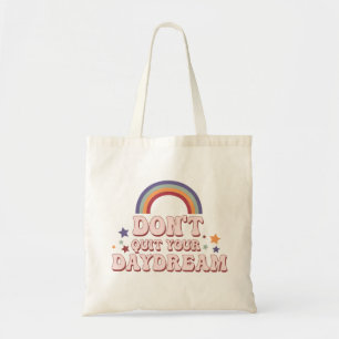 Retro Hippie Positive Quote  Tote Bag