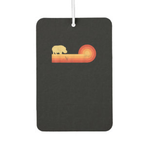 Retro Hippopotamus 60s 70s Hippo Car Air Freshener