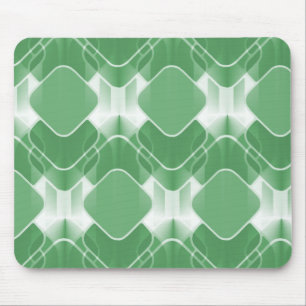 Retro Hipster Mousepad, Green Mouse Pad