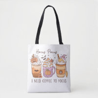 Retro Hocus Pocus I Need Coffee to Focus 