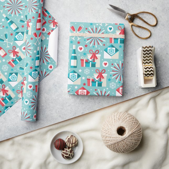 Retro Holiday Wrapping Paper (Crafts)