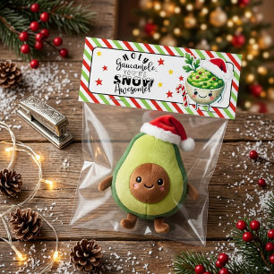 Retro Holy Guacamole Youre Snow Awesome Christmas Card