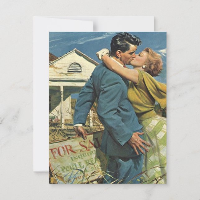 Retro Home Found We have Moved Move Announcement (Front)