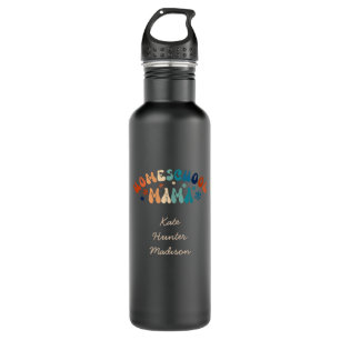 Retro Homeschool Mom Mama Personalized 710 Ml Water Bottle