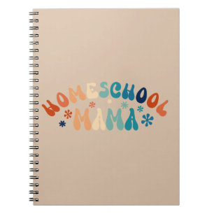 Retro Homeschool Mum Mama   Notebook