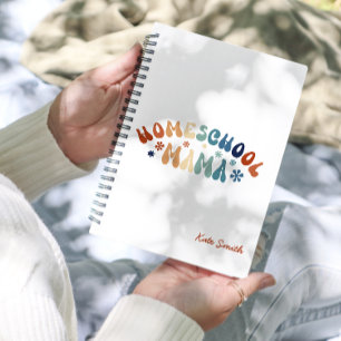 Retro Homeschool Mum Mama Personalised Planner