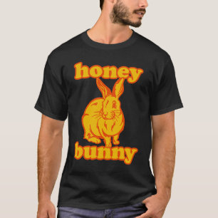 Retro Honey Bunny 70s Aesthetic Vintage Rabbit T-Shirt