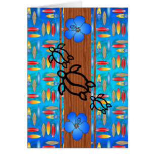 Retro Honu Surfboard