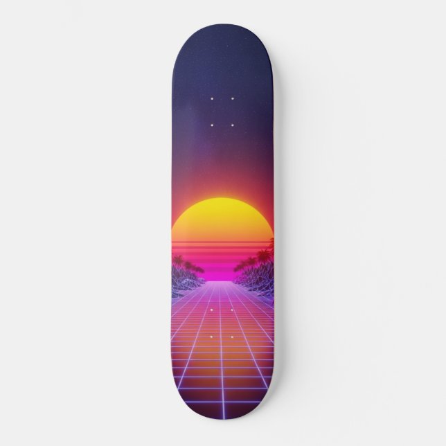 Retro Horizon Skateboard (Front)