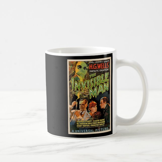 Retro Horror Movie S Monsters Halloween  Coffee Mug (Right)