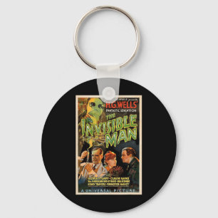 Retro Horror Movie S Monsters Halloween Key Ring