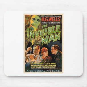 Retro Horror Movie S Monsters Halloween Mouse Pad