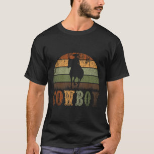 Retro Horseback Riding Rodeo Western Line Dance Ho T-Shirt