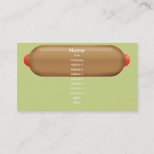 Retro Hotdog - Business Card