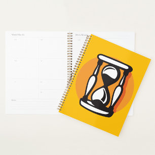 Retro Hourglass Timer Minimalist Time Planner