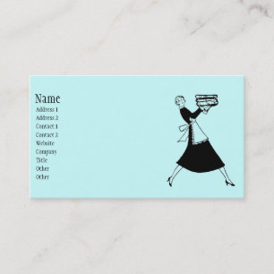 Retro Housekeeper Business Card