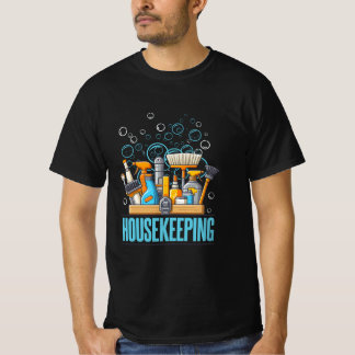 Retro Housekeeping Housekeeper Expert T-Shirt