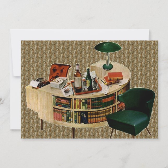 Retro Housewarming Party Invitation (Front)