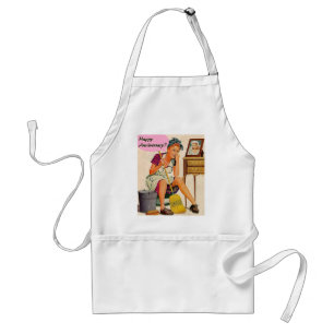 Retro Housewife Anniversary Standard Apron