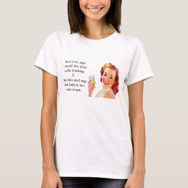 Retro Housewife T Shirt (Front)