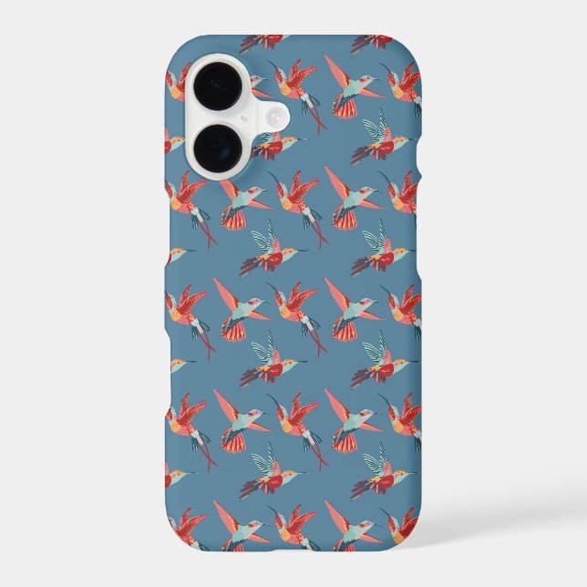 Retro Hummingbird Pattern (Back)