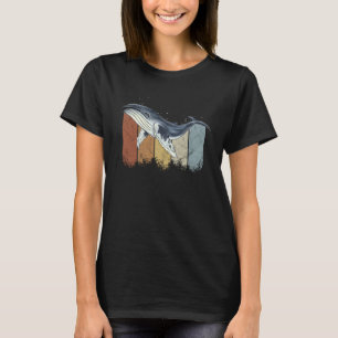 Retro Humpback Whale Deep Sea Ocean Sealife T-Shirt