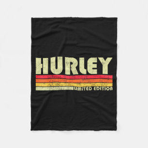 Retro Hurley Home State Cool 70s 80s Style Sunset Fleece Blanket