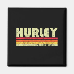 Retro Hurley Home State Cool 70s 80s Style Sunset  Magnet