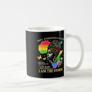 Retro I Am The Storm Inspirational African Pride B Coffee Mug