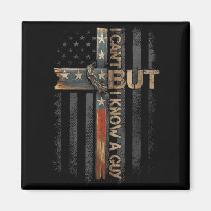 Retro I Can't But I Know A Guy Christian Faith Bel Magnet