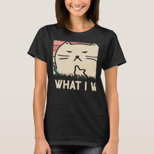 Retro I Do What I Want Cat Independent Rebel 3 T-Shirt